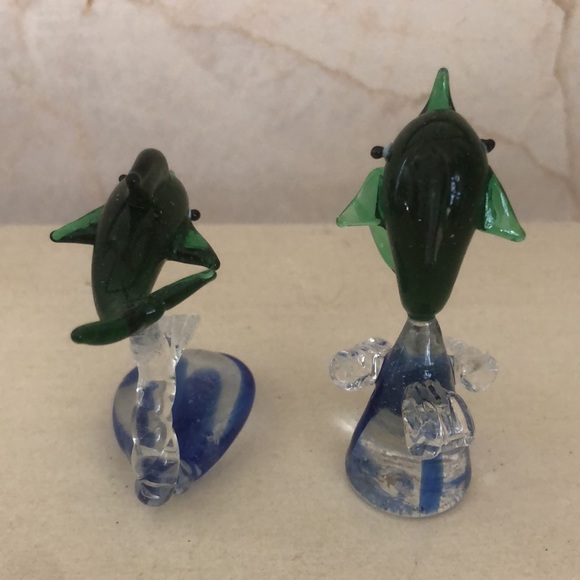 2 hand blown glass fish - Picture 4 of 6